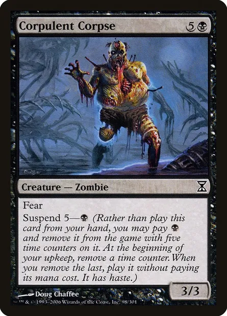 Corpulent Corpse, Magic card TSP 98 — Time Spiral set