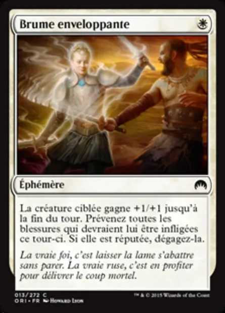 Brume enveloppante, carte Magic ORI 13 — extension Magic Origines