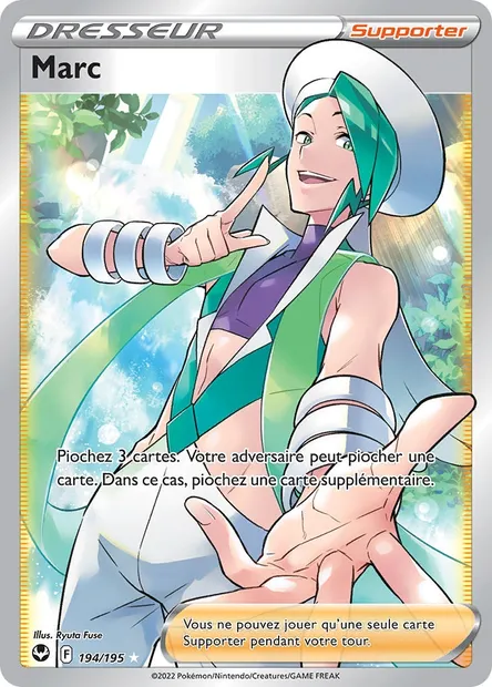 Marc, carte Pokémon SIT 194 — extension Tempête Argentée