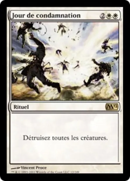Jour de condamnation, carte Magic M12 12 — extension Magic 2012