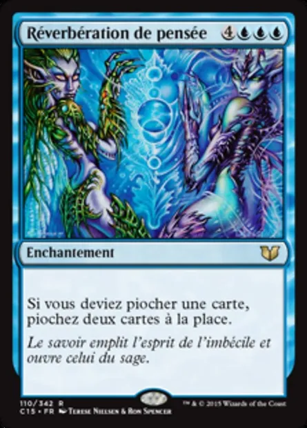 Réverbération de pensée, carte Magic C15 110 — extension Commander 2015