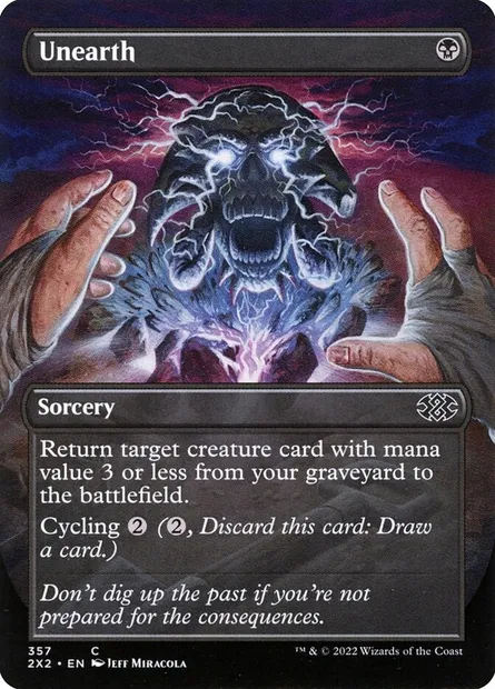 Unearth, Magic card 2X2 357 — Double Masters 2022 set