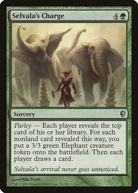 Selvala's Charge, carte Magic CNS 39 — extension Conspiration