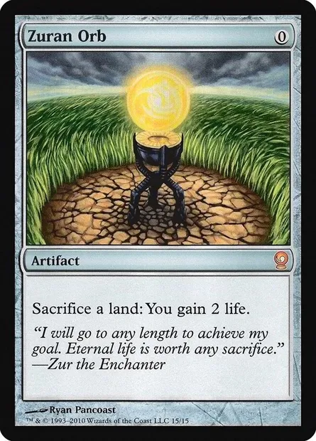 Zuran Orb, Magic card V10 15 — From the Vault: Relics set