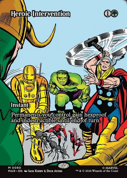 Heroic Intervention, Magic card MAR 80 — Marvel Universe set