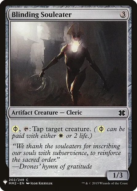 Blinding Souleater, Magic card PLST MM2-202 — The List set