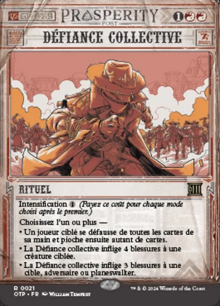 Défiance collective, carte Magic OTP 21 — extension Breaking News
