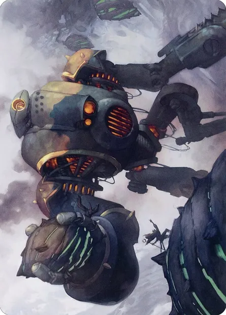 Rust Goliath // Rust Goliath, carte Magic ABRO 29 — extension The Brothers' War Art Series