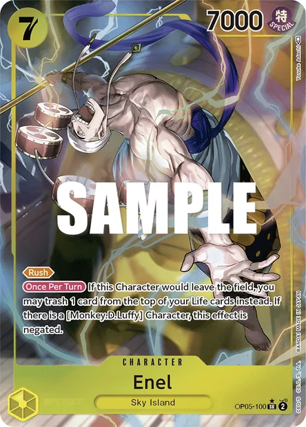 Ener, carte One Piece OP05-100 — extension AWAKENING OF THE NEW ERA