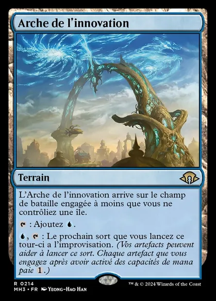 Arche de l'innovation, carte Magic MH3 214 — extension Modern Horizons 3