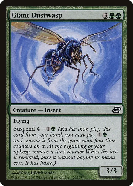 Giant Dustwasp, Magic card PLC 129 — Planar Chaos set