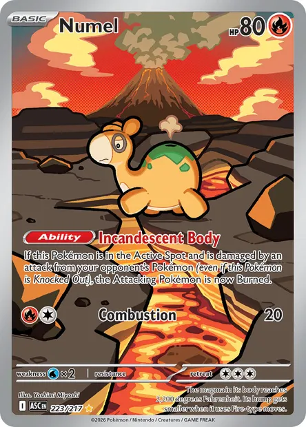Numel, Pokémon card ASC 223 — Ascended Heroes set