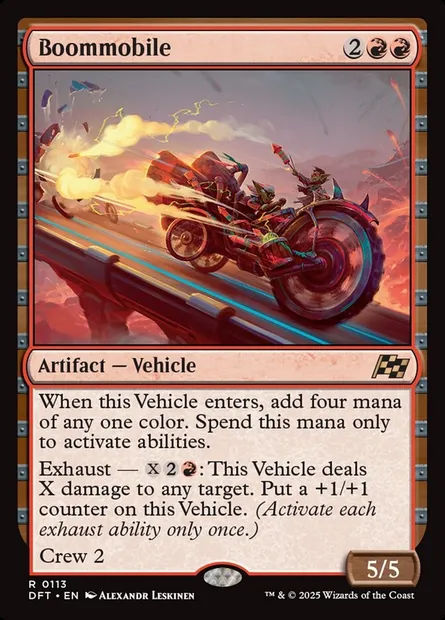 Boommobile, Magic card DFT 113 — Aetherdrift set