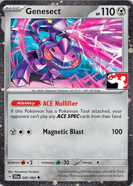Genesect, Pokémon card PPS 040-5 — Play! Pokémon Prize Pack Series set