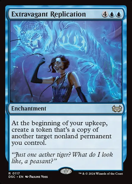 Extravagant Replication, Magic card DSC 117 — Duskmourn: House of Horror Commander set