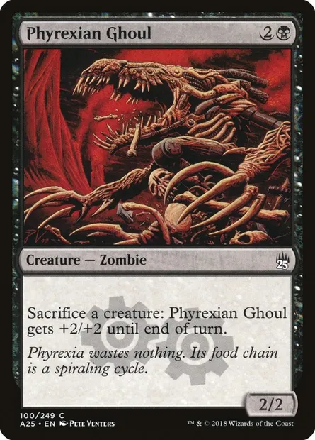 Phyrexian Ghoul, Magic card A25 100 — Masters 25 set