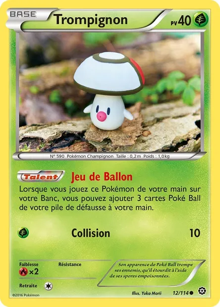 Trompignon, carte Pokémon STS 12 — extension Offensive Vapeur
