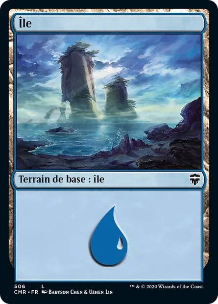 Île, carte Magic CMR 506 — extension Commander Legends