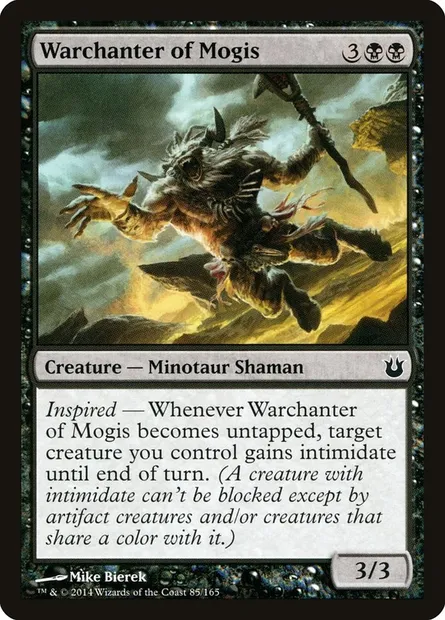 Warchanter of Mogis, Magic card BNG 85 — Born of the Gods set