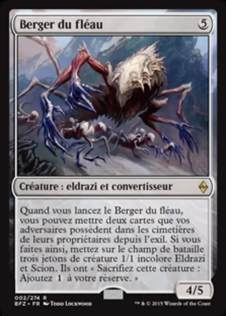 Berger du fléau, carte Magic BFZ 2 — extension La bataille de Zendikar