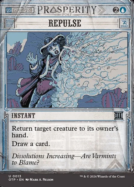 Repulse, Magic card OTP 13 — Breaking News set
