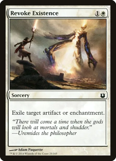 Revoke Existence, Magic card BNG 25 — Born of the Gods set