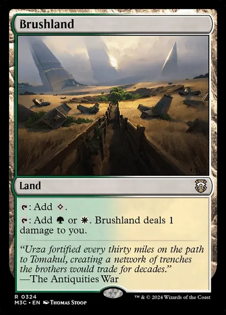 Brushland, Magic card M3C 324 — Modern Horizons 3 Commander set