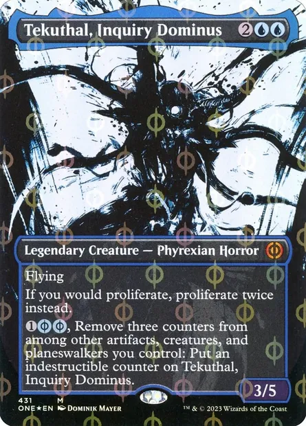 Tekuthal, Inquiry Dominus, Magic card ONE 431 — Phyrexia: All Will Be One set