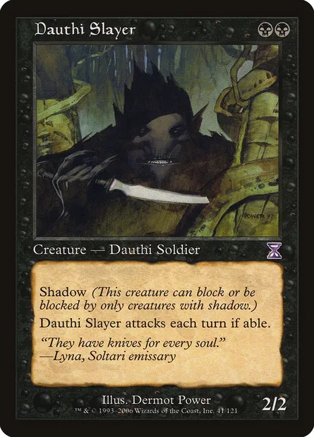 Dauthi Slayer, Magic card TSB 41 — Time Spiral Timeshifted set