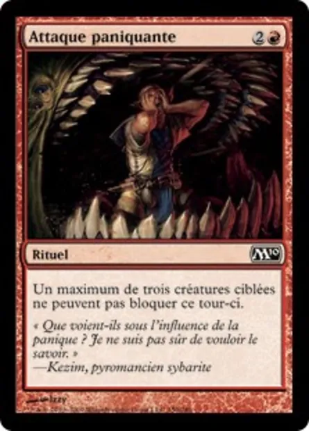 Attaque paniquante, carte Magic M10 150 — extension Magic 2010