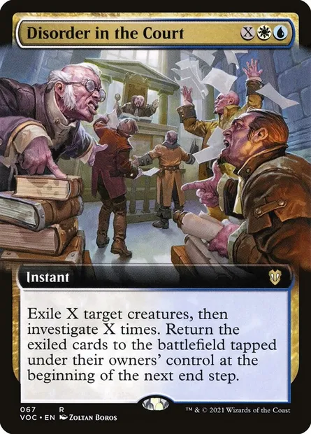 Disorder in the Court, Magic card VOC 67 — Crimson Vow Commander set