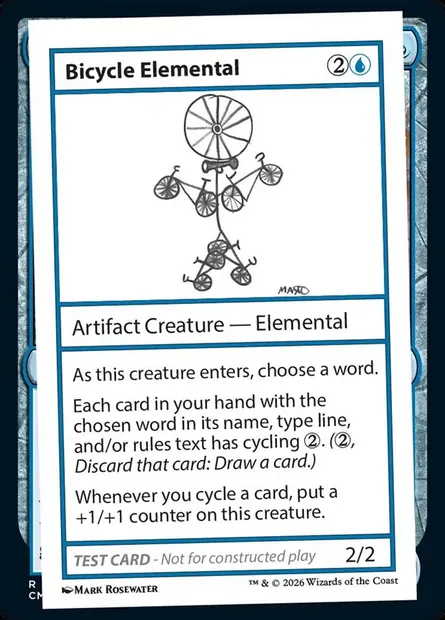 Bicycle Elemental, carte Magic PF26 11 — extension MagicFest 2026