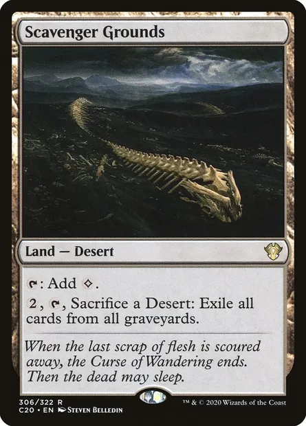 Scavenger Grounds, Magic card C20 306 — Commander 2020 set
