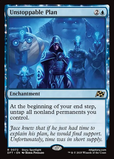 Unstoppable Plan, Magic card DFT 72 — Aetherdrift set
