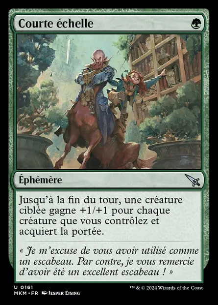 Courte échelle, carte Magic MKM 161 — extension Murders at Karlov Manor