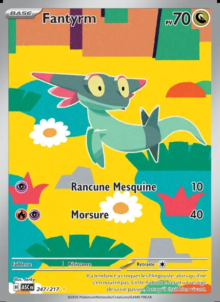 Fantyrm, carte Pokémon ASC 247 — extension Héros Transcendants