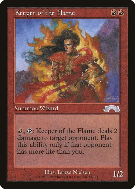 Keeper of the Flame, Magic card EXO 85 — Exodus set