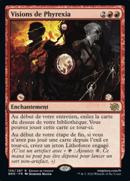 Visions de Phyrexia, carte Magic BRO 156 — extension La Guerre Fratricide