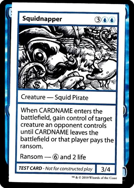 Squidnapper, Magic card CMB2 29 — Mystery Booster Playtest Cards 2021 set