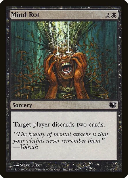 Mind Rot, Magic card 9ED 145★ — Ninth Edition set