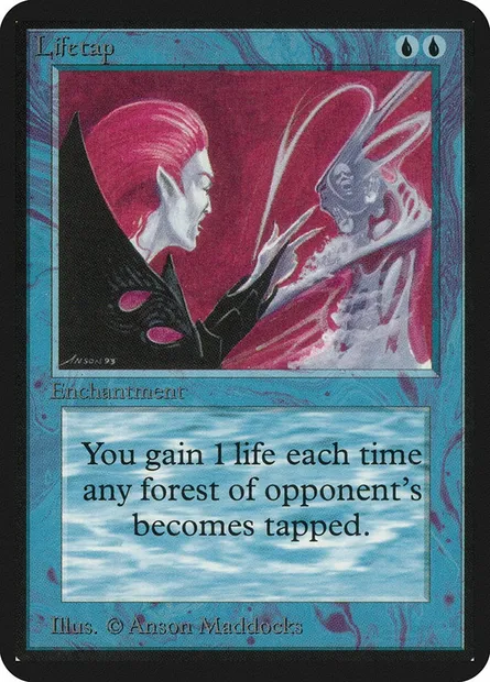 Lifetap, Magic card LEA 61 — Limited Edition Alpha set