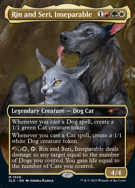Rin and Seri, Inseparable // Rin and Seri, Inseparable, Magic card SLD 1508 — Secret Lair Drop set