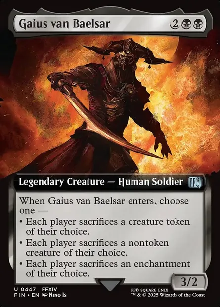 Gaius van Baelsar, Magic card FIN 447 — Final Fantasy set
