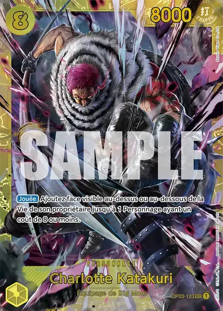 Charlotte Katakuri, carte One Piece OP03-123 — extension PILLARS OF STRENGTH