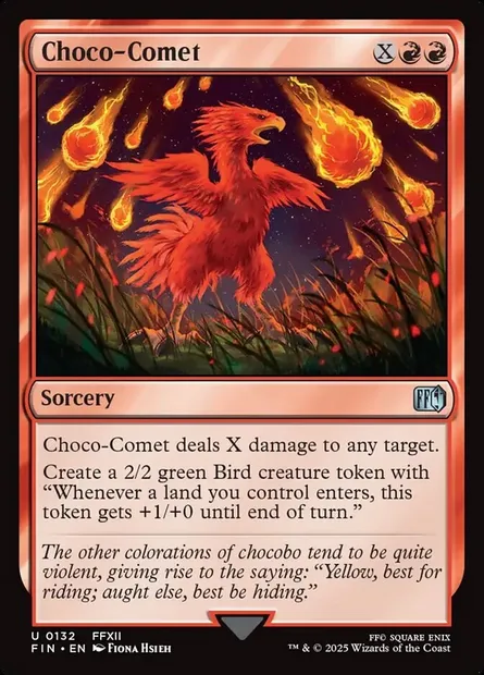Choco-Comet, Magic card FIN 132 — Final Fantasy set
