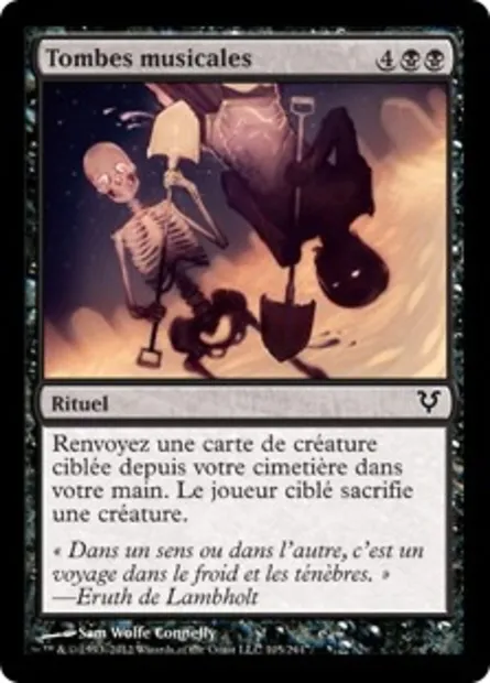 Tombes musicales, carte Magic AVR 105 — extension Avacyn ressuscitée