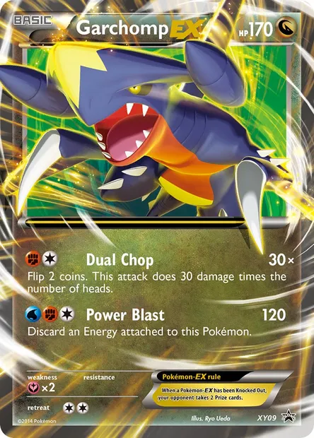 Garchomp EX, Pokémon card XY 09 — XY Black Star Promos set