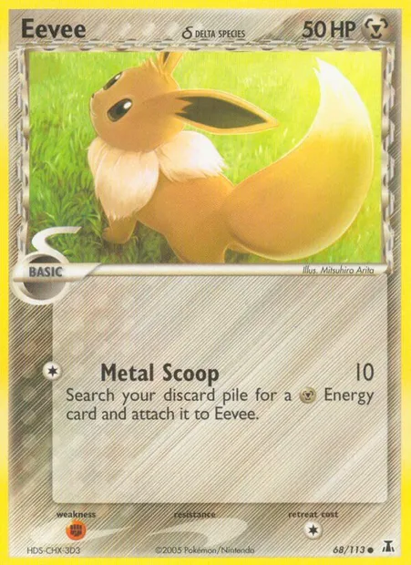 Eevee δ, Pokémon card DS 68 — Delta Species set
