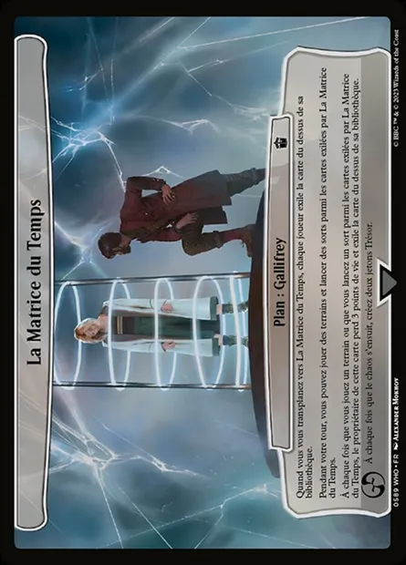 La Matrice du Temps, carte Magic WHO 589 — extension Doctor Who