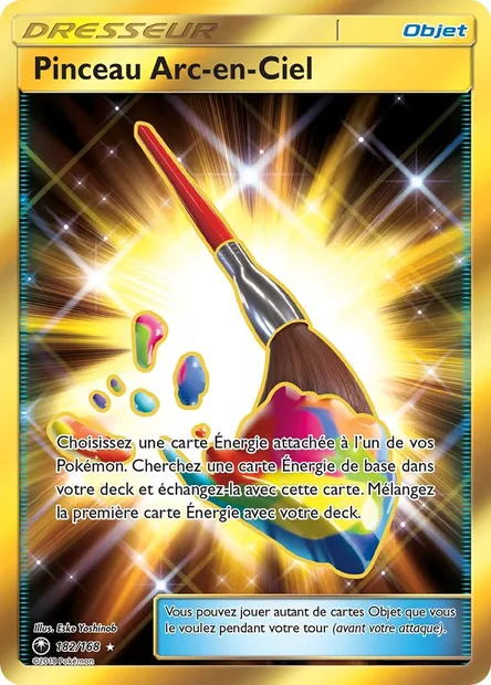 Pinceau Arc-en-Ciel, carte Pokémon CES 182 — extension Tempête Céleste
